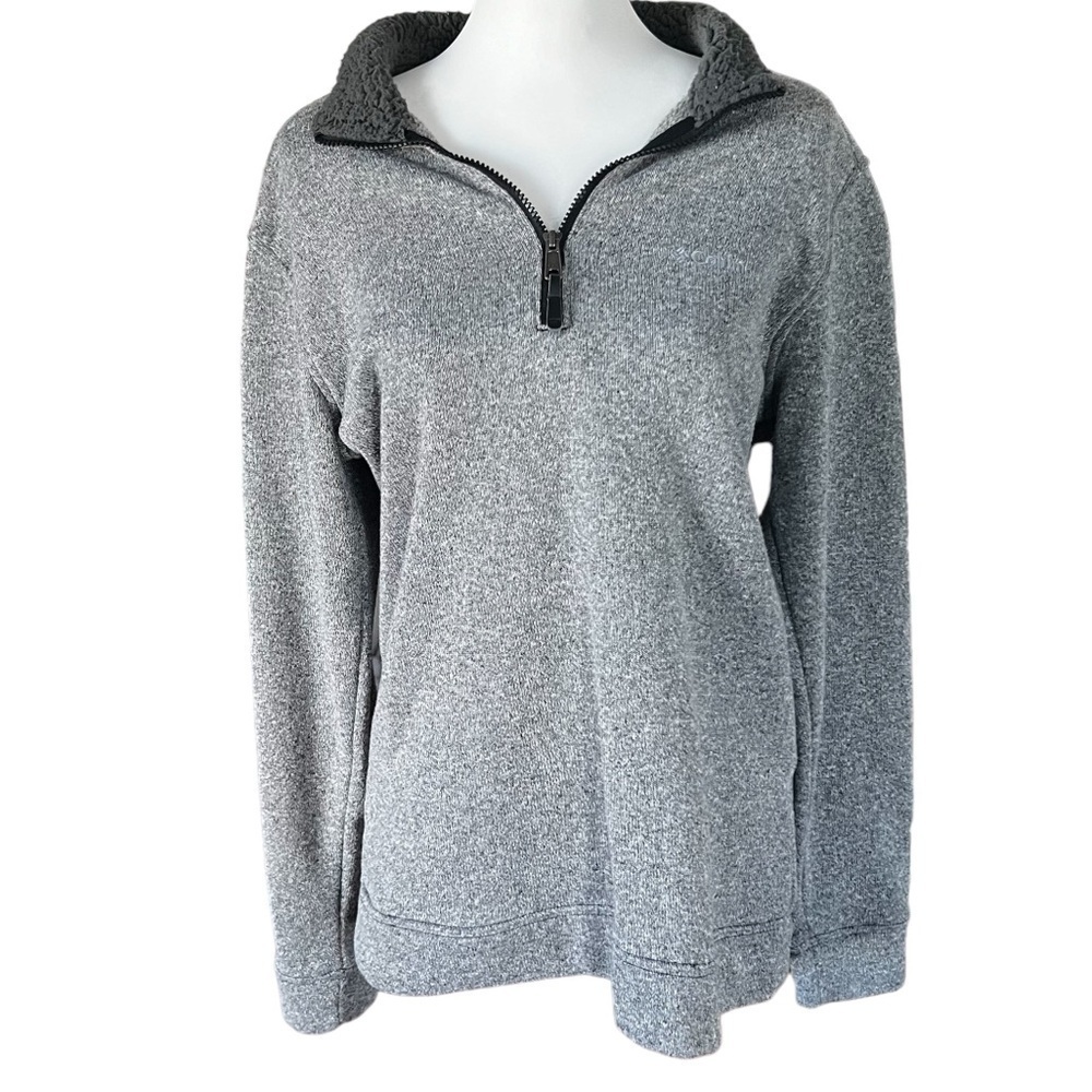 COLUMBIA Fleece Half-Zip Pullover SZ M